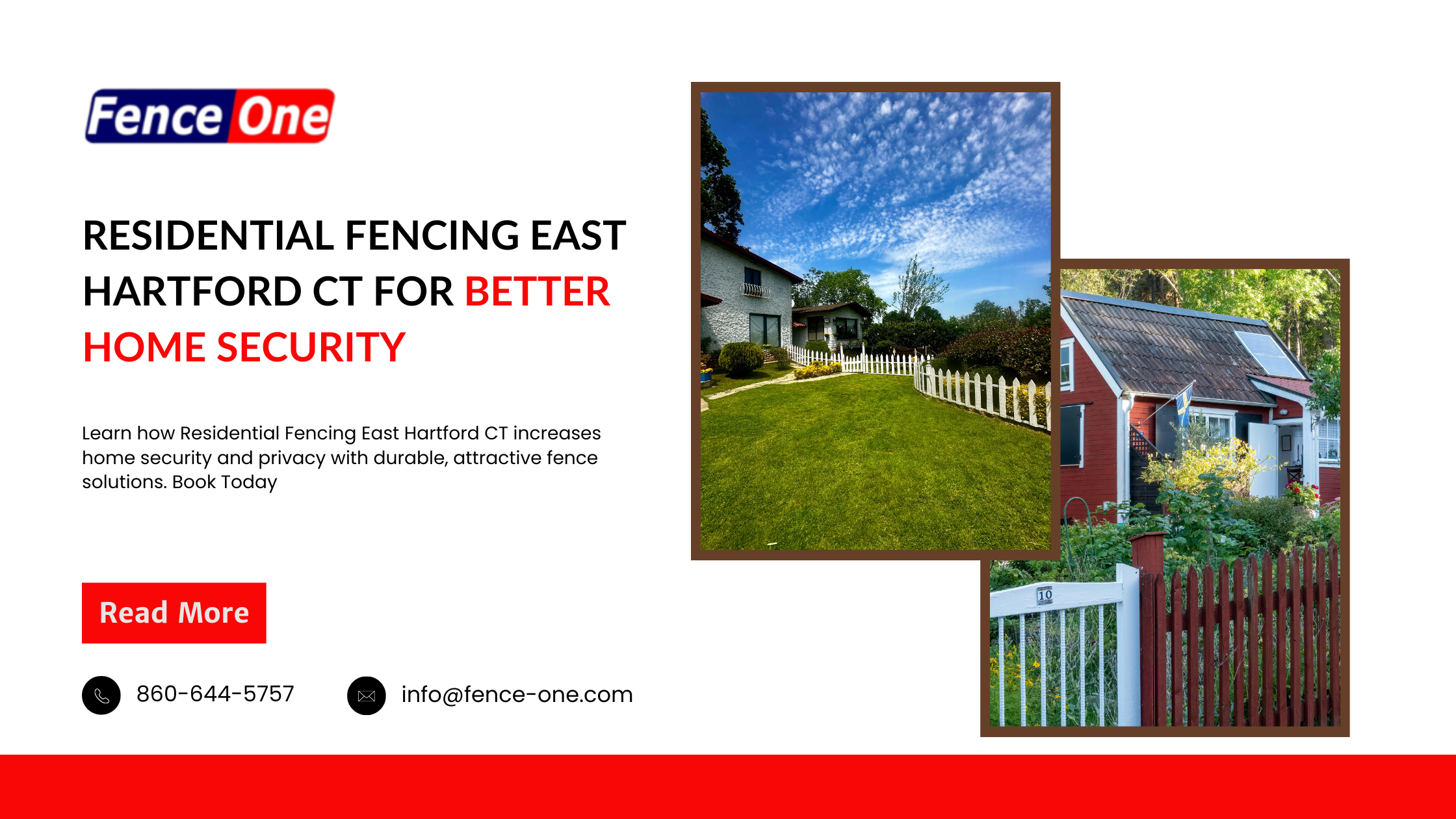 Residential Fencing East Hartford CT for Better Home Security