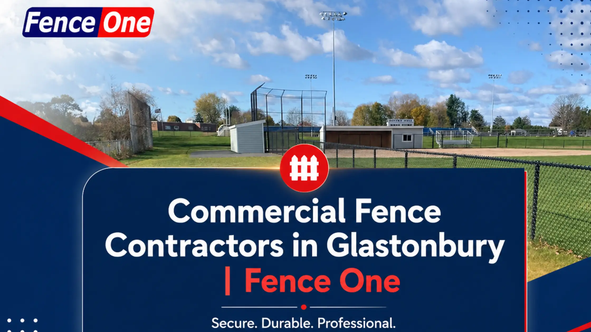 Commercial Fence Contractors In Glastonbury Fence One