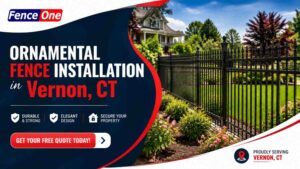 Ornamental Fence Installation in Vernon